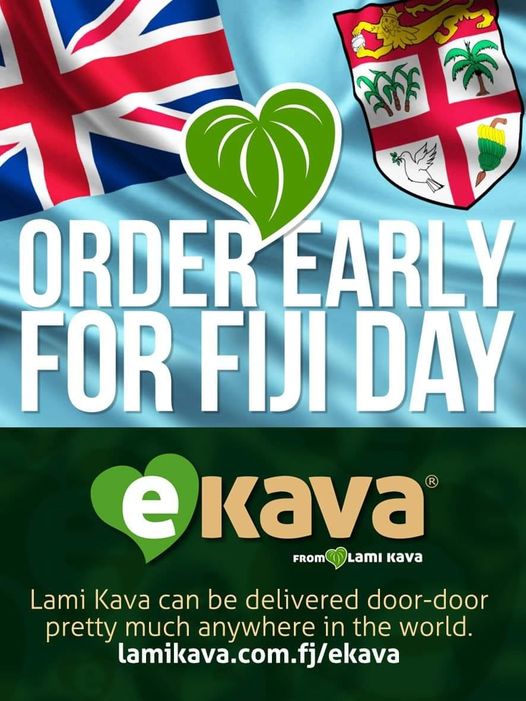 Fiji Day this weekend - Door-to-door delivery Worldwide